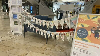 Aktion Kinderrechte in der Europagalerie Saarbrücken